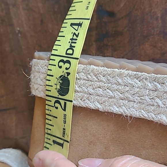 EUC Joie Sandals Women's sz 9 Two Band Suede Espadrille Wedge Slip On Sandal - Picture 12 of 13